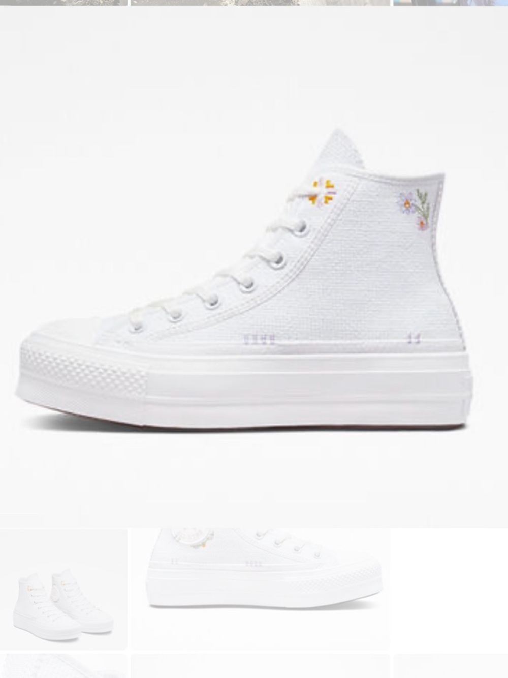 Converse Chuck All-Star Lift Platform Autumn Embroidery